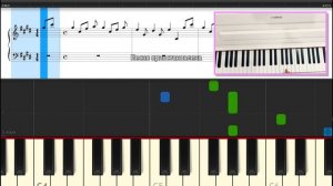 Урок №1 игры на пианино Марии Марченко. "Дождик" - С. Майкапар.