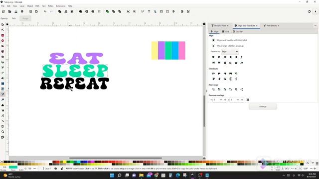 Inkscape tutorial: Wavy Text Effect SVG смотреть онлайн