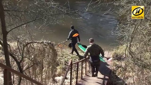 Фестиваль "Нёманская весна", состязания на байдарках и каноэ смотреть онлайн
