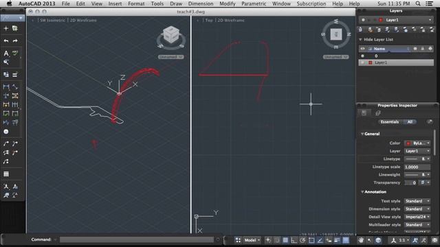 AutoCAD tutorial bottle and thread 3D modeling -step-by-step quick tutorial смотреть онлайн