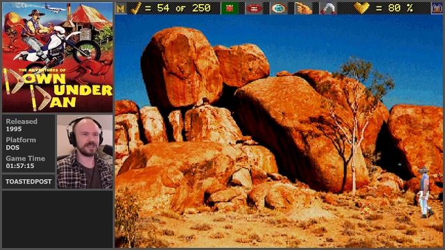 The Adventures of Down Under Dan (DOS) (Playthrough: Part 1/3) смотреть онлайн