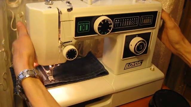 Sewing machine Test Швейная машина LLOYDS 653 made in Germany смотреть онлайн