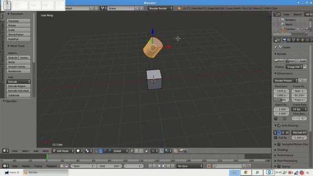02.5 - Blender - Núcleo GNU/Linux - unir/separar смотреть онлайн