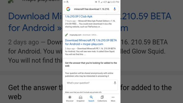 how to download Minecraft latest version 1.16.210.59 in mobile for 100% free? смотреть онлайн