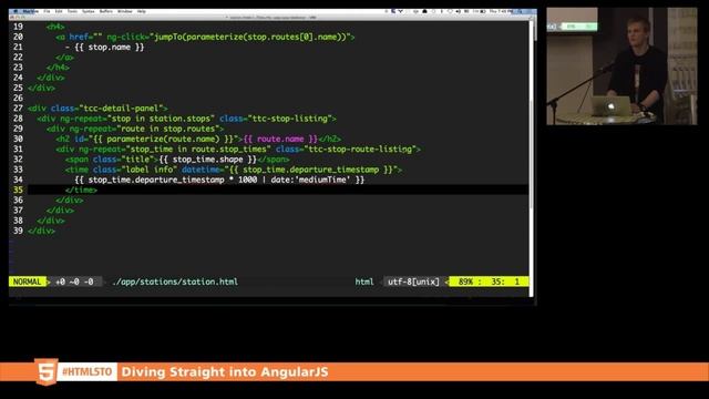 Diving Straight into AngularJS смотреть онлайн