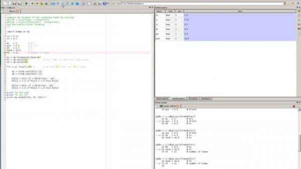 Python: Debugging using Idle, Spyder, iPython, Notebook