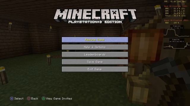 RPCS3: Minecraft on lavapipe (Vulkan CPU-only driver) смотреть онлайн