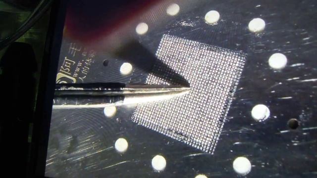 Перекатка (реболлинг) микросхем без фена, на термостоле. смотреть онлайн