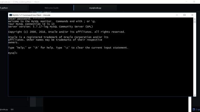 How to access a MySql Database using PYTHON смотреть онлайн