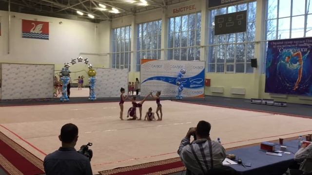 ФОК Салют . Анечка в групповом . Художественная гимнастика 17.11.18 смотреть онлайн