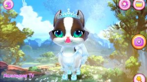 Видео про котят Играю в парке с милым котенком в детской игре