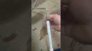 Резьбовое соединение без подмотки. На полипропиленовой трубе.