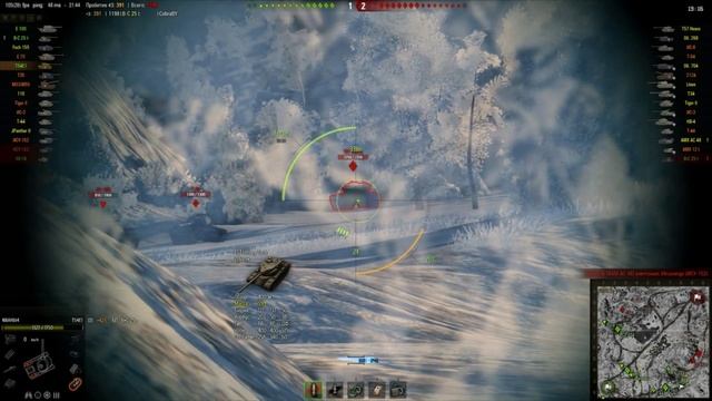 T54E1: Мастер за 6k урона на ББшках / Зимний мод / World of Tanks VOD смотреть онлайн