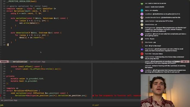 Implementing game saves in my custom engine (LIVE GAMEDEV) смотреть онлайн