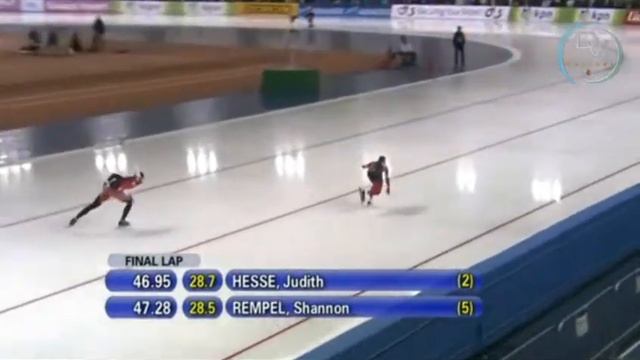 Judith Hesse & Shannon Rempel 1000m, 2nd round, Obihiro 2010 смотреть онлайн