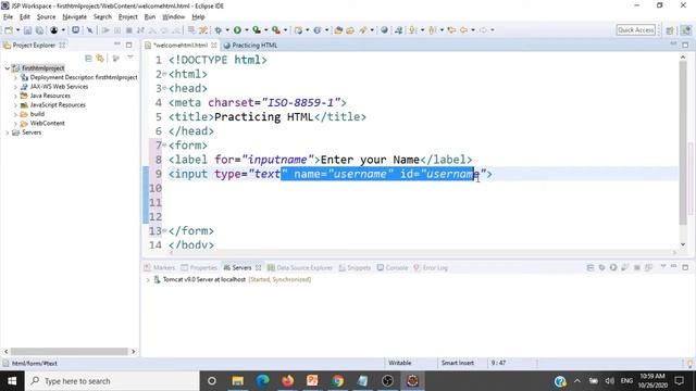 Java Servlets III - HTML 5 Basics for Java Servlets and JSP - HTML Hyperlink - Form - Input -CSE100 смотреть онлайн