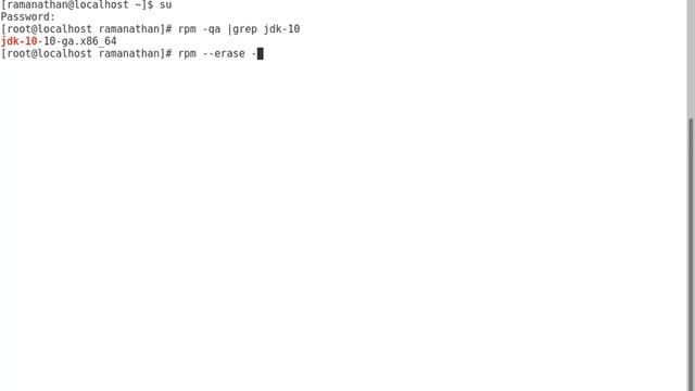 Erase or Uninstall Oracle JDK 10 in RedHat Enterprise Linux 7.4 | Erase Java SE 10 (18.3) смотреть онлайн