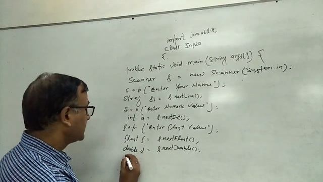 Taking inputs in Java by using Scanner. смотреть онлайн