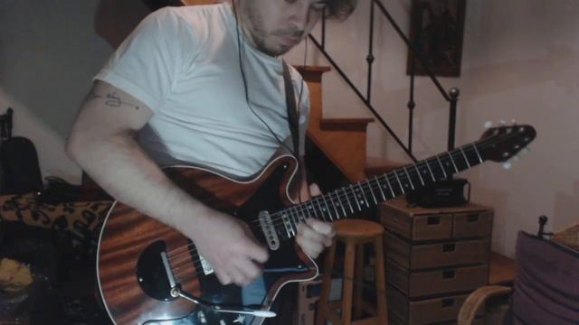 The Show Must go on 2nd solo with Harmonizer (Digitech Harmony Man) смотреть онлайн
