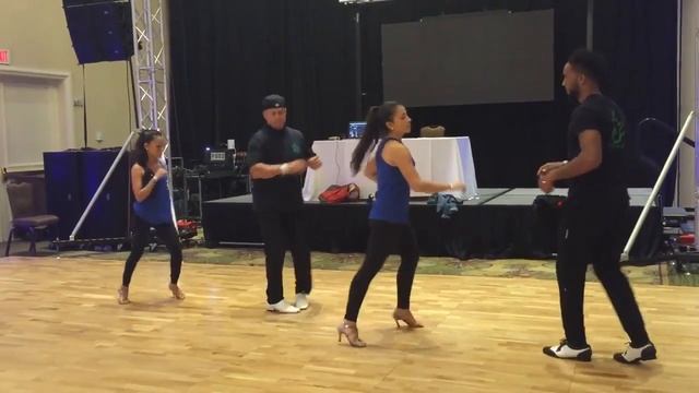 Yamulee Dance Company Shines and Partnerwork - Tampa Salsa & Bachata Festival 206 смотреть онлайн