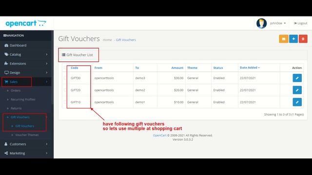 Allow To Apply Multi Gift Vouchers - OpencartTools смотреть онлайн