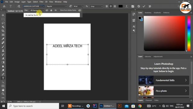 How to install fonts in Photoshop - Custom font in Adobe Photoshop смотреть онлайн