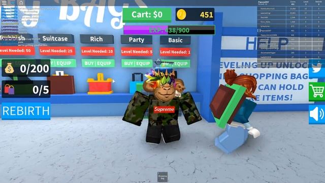 roblox shopping simulator (roblox) смотреть онлайн