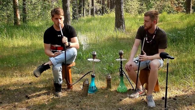 КАК СДЕЛАТЬ ДЫМНЫЙ КАЛЬЯН ? НА ПРИРОДЕ ? ОЧЕНЬ ПРОСТО ! смотреть онлайн
