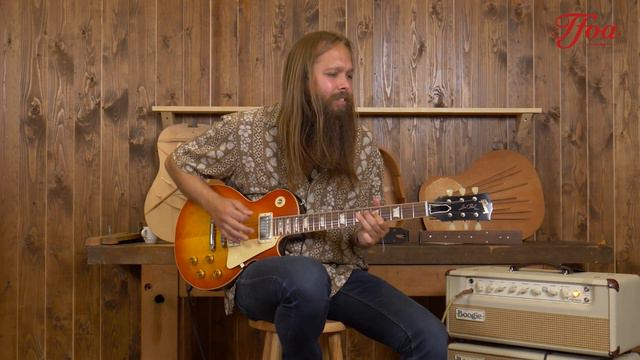 Gibson 1958 Les Paul Standard Reissue Washed Cherry Sunburst played by Leif de Leeuw | Demo @ TFOA смотреть онлайн