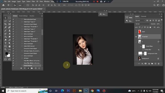 Vector Graphics Art Photoshop Action смотреть онлайн