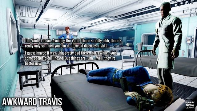 Fallout 4 - Travis Miles Reports on 'Hole in the Wall' (awkward & confident) смотреть онлайн
