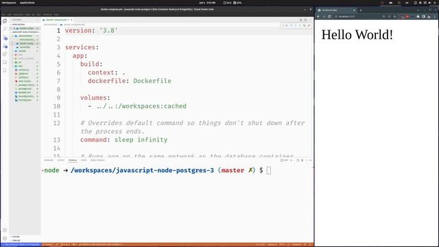 Debug Nest JS in Visual Studio Code devcontainer with docker and mysql смотреть онлайн