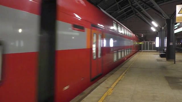 Эл.-поезд ЭШ2-024 "Евразия" (ТЧ-50) приг. поезд "Аэроэкспресс" №7303 Москва-Белорусская - Одинцово.