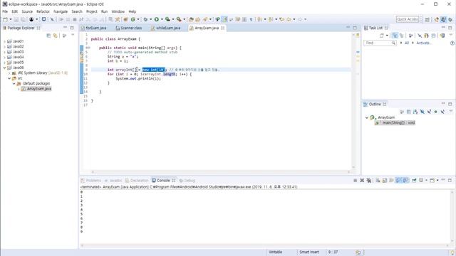 자바(Java) 기초 강의 #6 배열 ( Array ) - 쉽게 자바 코딩하는 방법 (현직 개발자 설명) , Java / Android / Java Tutorial