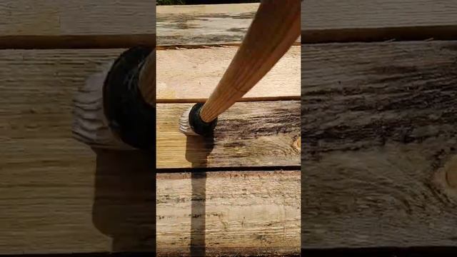 Отбеливание древесины, быстрый и надёжный способ. смотреть онлайн