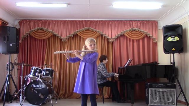 Олеся Макарова           Ж  Б  Лойе  Соната F Dur, III часть
