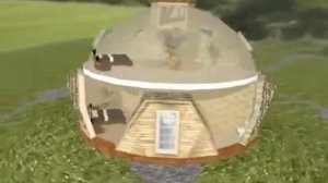 Строительство круглого дома