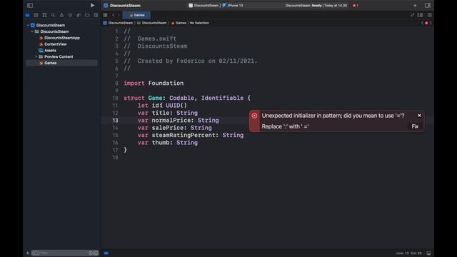 Steam Store Discounts App in Xcode Tutorial (SwiftUI / IOS) Part 1: API Requests смотреть онлайн
