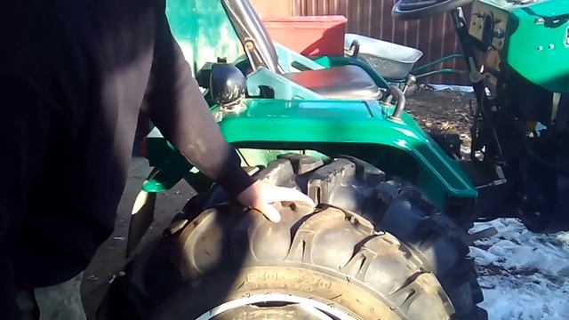 Расширение колеи задних колес в минитракторе до 140 см смотреть онлайн