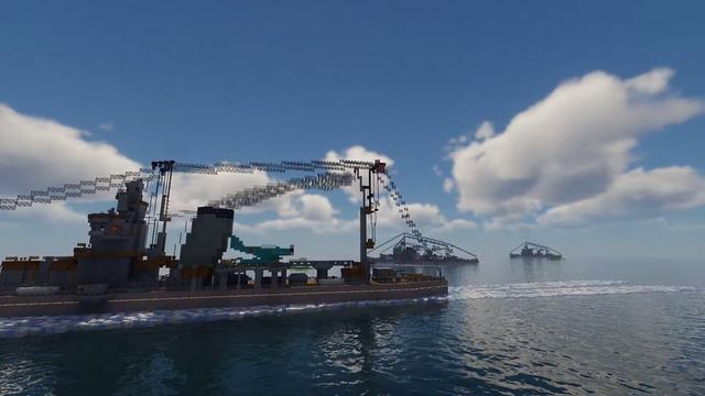 MINECRAFT CINEMATIC: I.J.N. Yamato during Ten-Go смотреть онлайн