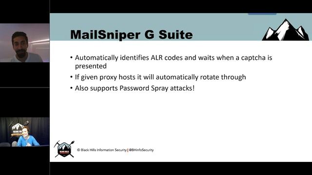 Testing G Suites with MailSniper смотреть онлайн