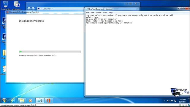 Install Microsoft Office 2010 ,2013 Step by Step смотреть онлайн