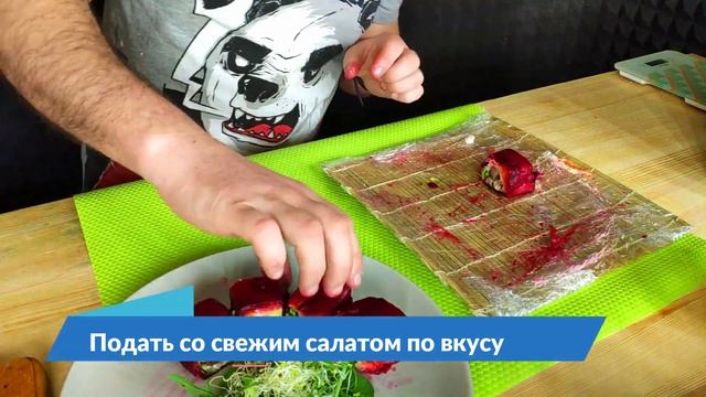 Селедка под шубой Ролл салат . Невероятно красивый рецепт - селедка под шубой в виде ролла смотреть онлайн