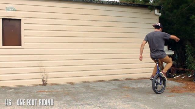 Unicycle Top 10's - Easiest Tricks смотреть онлайн