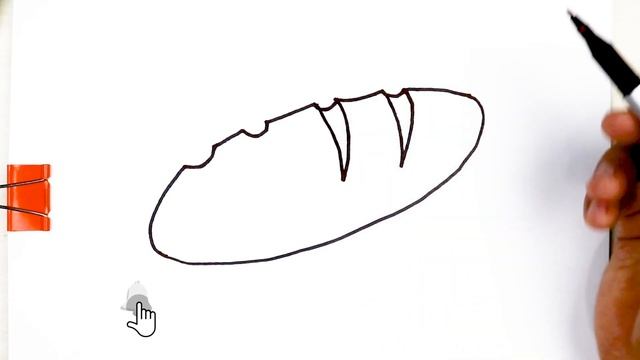 Draw a bread for children | Bolalar uchun non rasm chizish | Рисование хлеб для детей смотреть онлайн