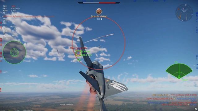 some F-4E & AIM-7E-2 (DF) air show to build up for the last scene～ | War Thunder Air RB game play смотреть онлайн