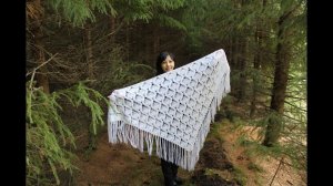 МК номер 11.Узор для шали крючком.