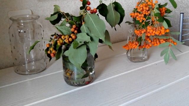 Осенние композиции - варианты с цветами и плодами. смотреть онлайн