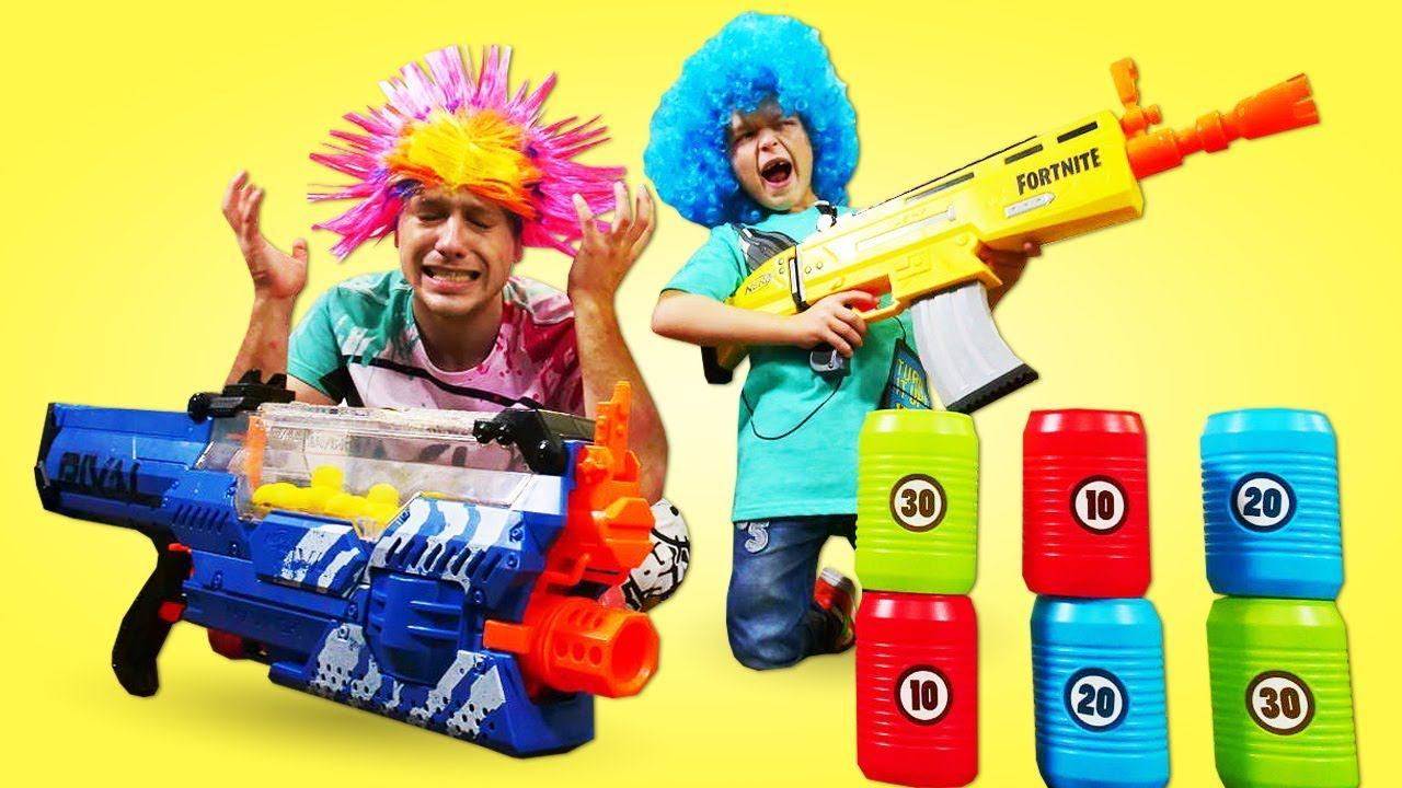 Nerf Battle And Nerf Guns War: Nerf War Game With Nerf Blasters