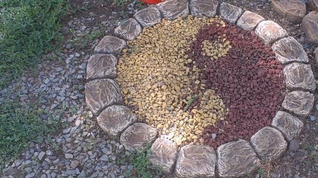 Если смешать цемент с песком и покрасить.Artesanías de cemento de bricolaje.crafts made of cemen смотреть онлайн